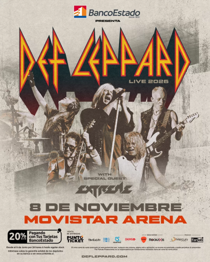 Noviembre 8 de 2026. Movistar Arena.